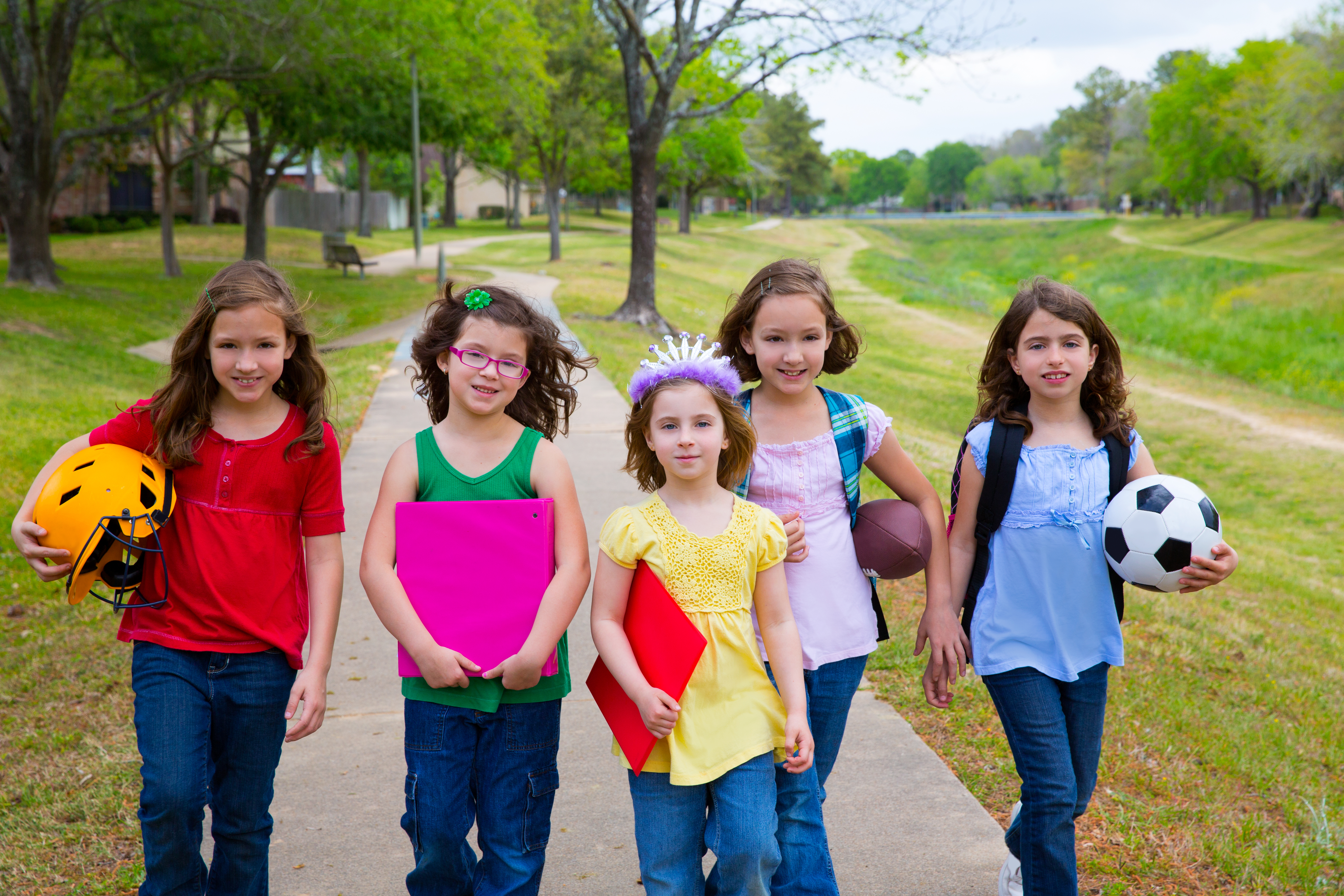 children on a school trip